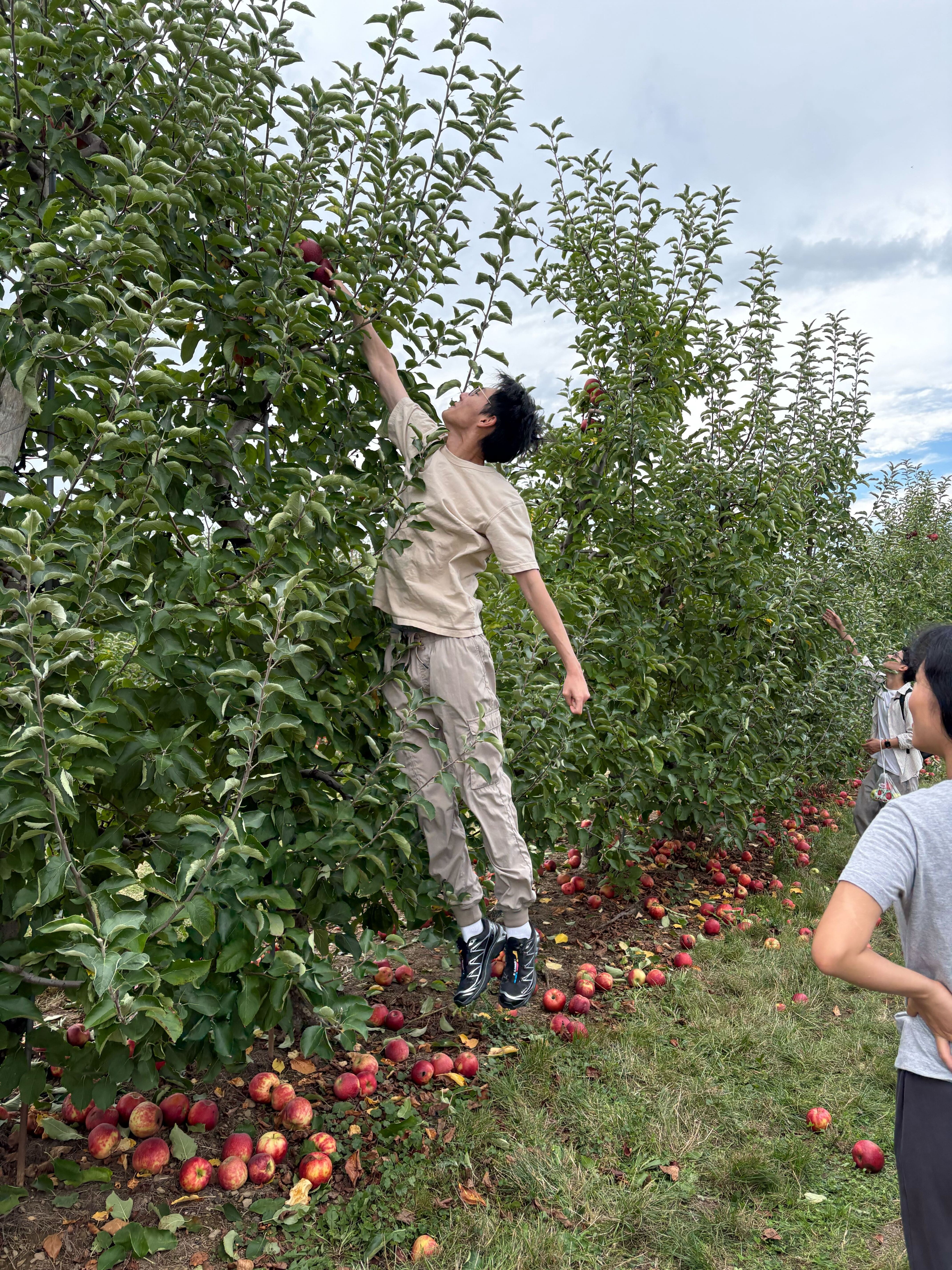 Junru at Soergel Orchards.
