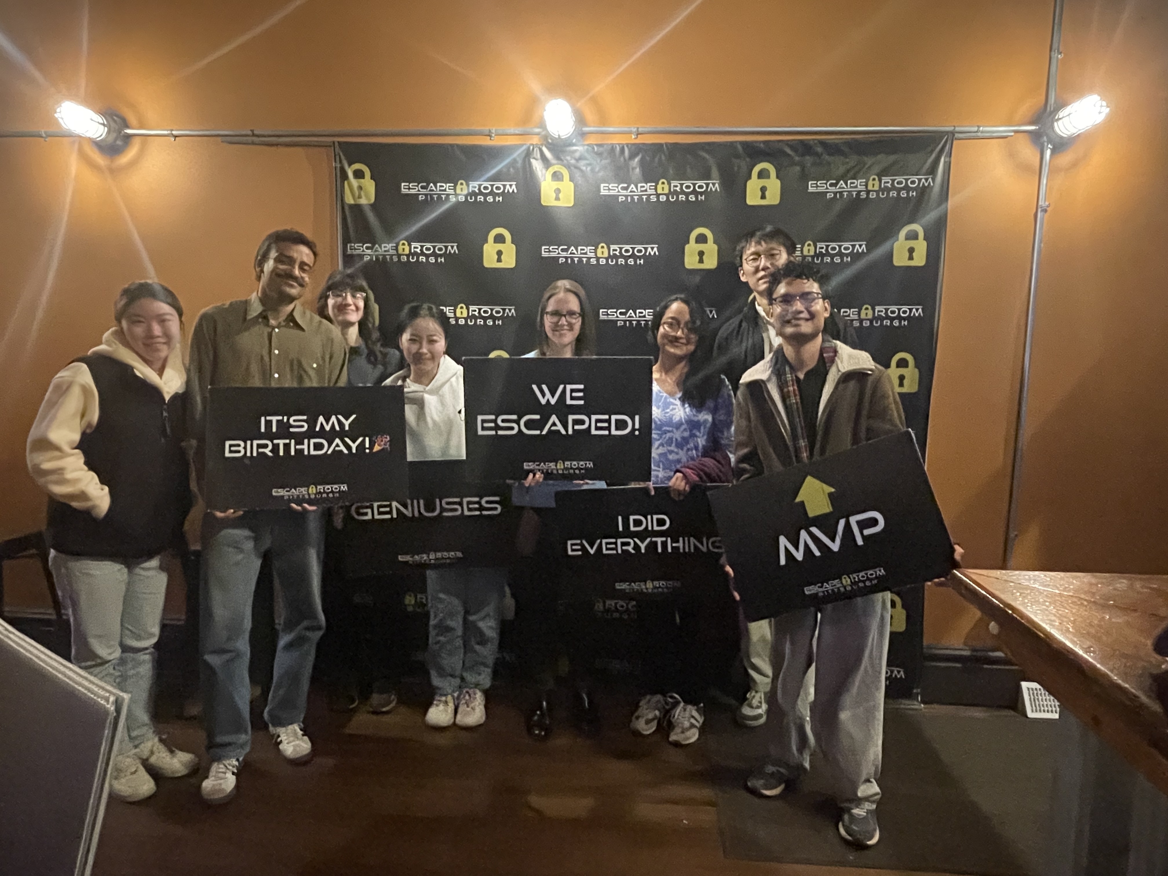 Lab photo at Escape Room Pittsburgh.