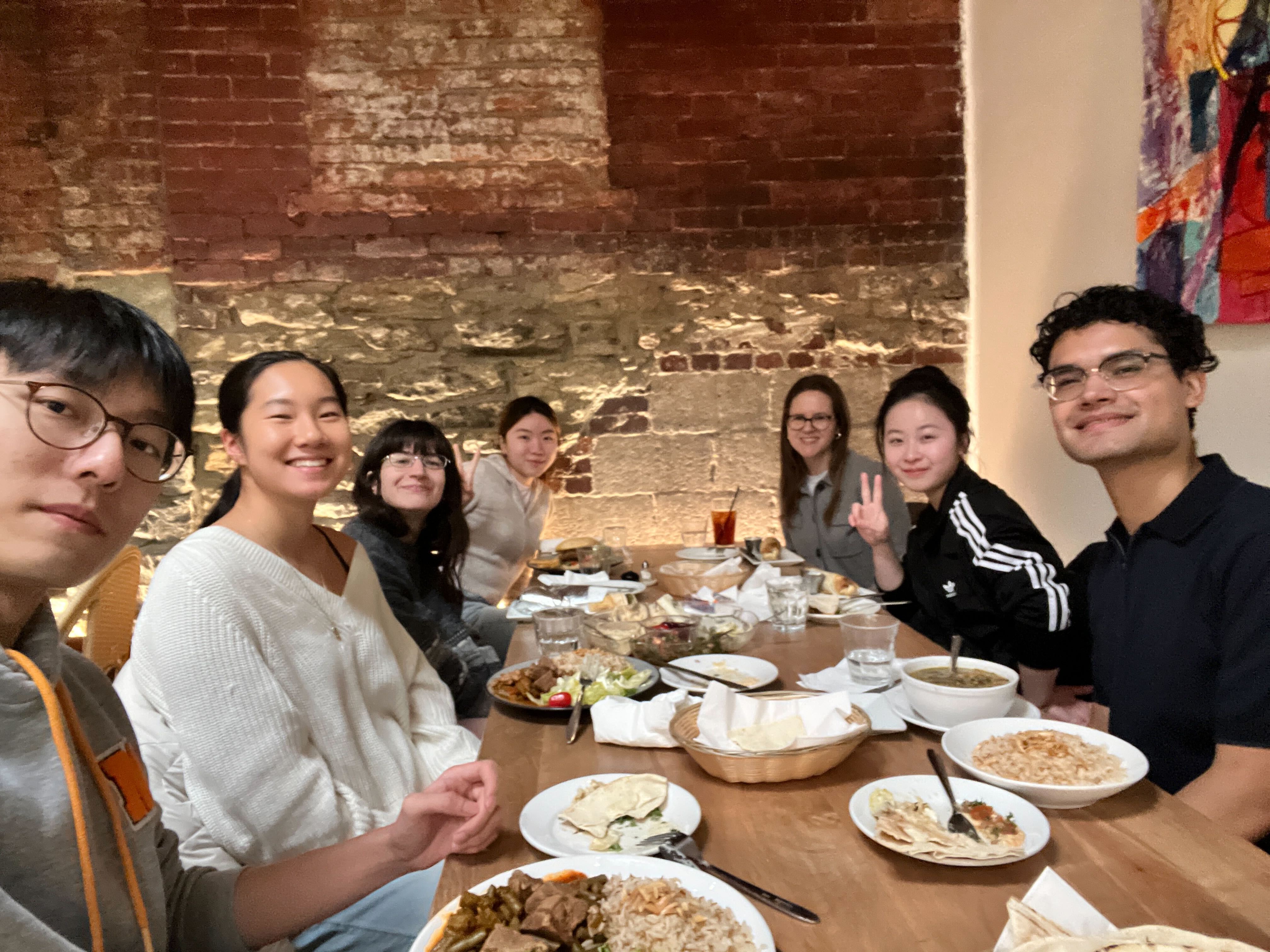 Lab photo at Ali Baba restaurant.